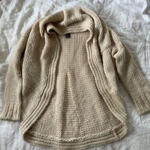 Diesel shawl collar cream cozy cardigan